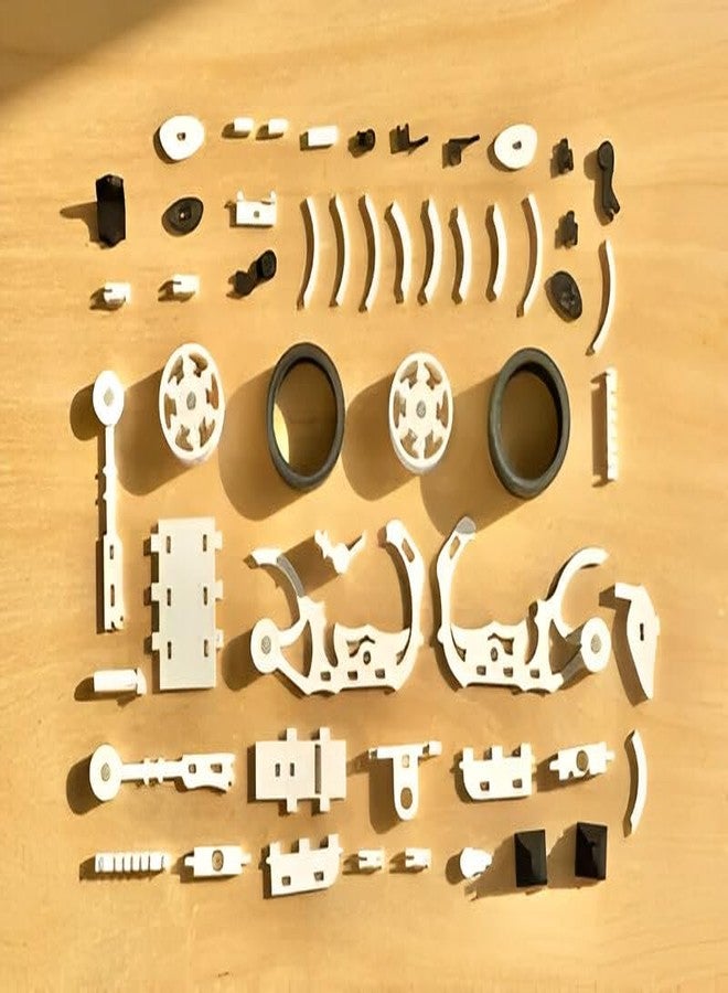 3D CRAFT Decorative Motorcycle Model, Die-Cast Plastic, Chopper Style,Figure Toy,Multicolor - Image 3